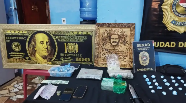 ESCÁNDALO EN PENAL DE CIUDAD DEL ESTE: HALLAN DROGAS Y REFERENCIAS A PABLO ESCOBAR EN UN PABELLÓN CRISTIANO